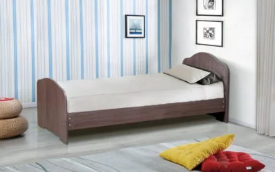 Односпальная кровать на уголках №1 800*1900 Ясень Анкор темный