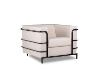 Кресло Аполло 2.0 (1Д) Кремово-белый Еуролине 907 / Euroline