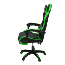 Кресло 892-1 цвет черный/зеленый с массажем 892-1-блаcк-греен-масс / 892-1-black-green-mass