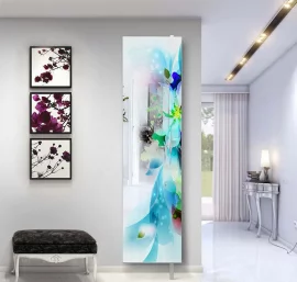 Поворотный зеркальный шкаф Дриве СП Арт Белый / Drive SP Art