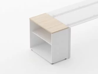 Тумба открытая Дека 9.01.08 Туя/Белый / Deka