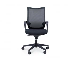 Кресло офисное Спэйс ЛБ Черный / LB