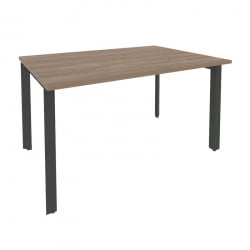 Стол переговорный (1 столешница) ОНИКС О.МП-ПРГ-1.3 Дуб Аризона/Антрацит / ONIX O.MP-PRG-1.3