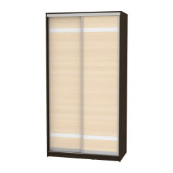 Шкаф-купе Б-220х120х60-2(Венге-ДМ-Д9Д9) / B-220х120х60-2(Венге-ДМ-D9D9)