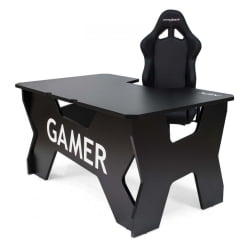 Стол геймерский НЕК ГАМЕР2/ДС/Н Черный / NEK GAMER2/DS/N