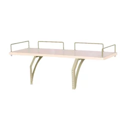 Полка задняя к столам Полка_з 1/600 (Полка_з 7/600) Клен Бежевый / Polka_z (Polka_z