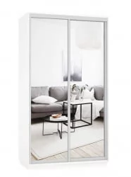 Шкаф-купе двухдверный Экспресс Хит Экспенс Белый снег