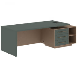 Стол руководителя правый ВЕЛИОН ВCТ 2390 Р Нефрит Кобра / VELION VCT R