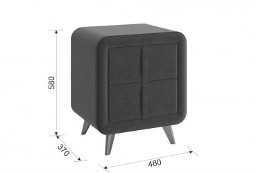 Тумба Софи ТМ-001.1 крем (экокожа) / TM-001.1