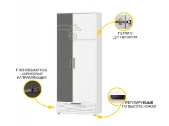 Детский шкаф Аляска 501.01