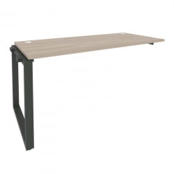 Наборный элемент рабочей станции на О-образном м/к ОНИКС О.МО-1.НРС-4.7 Дуб Аттик/Антрацит / ONIX O.MO-1.NRS-4.7