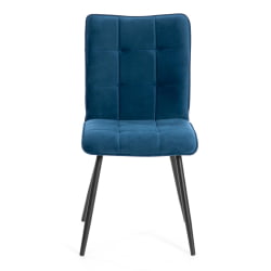 Стул обеденный Бари LT, велюр, Дэрк блуе (темно-синий), 41х55х89 см / Bari Dark blue