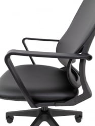 Кресло руководителя Чаирман 545 экокожа Черный / Chairman