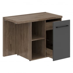 Тумба приставная МCРТ 1055Р Антрацит/Кария Пальмира / MCRT 1055R