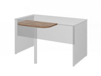 Приставная столешница ЛЕМО Л-81 Таксония шоколадная / LEMO L-81