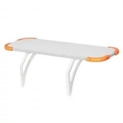 Полка задняя с проставкой Полка_з 3/750 Белая Оранжевая / Polka_z