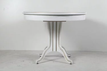 Стол деревянный Орион-5 (д1000) тон 1 с золотой патиной / (d1000)