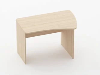 Стол эргономичный Глассй 1.12.12Пр Бук светлый / Glassy