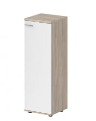 Шкаф средний правый Сигма SG.804.OL.WH.R Дуб светлый Белый / Sigma