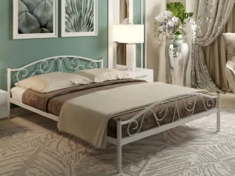 Кровать Ангелина Плус 1600х2000 Коричневая / Plus