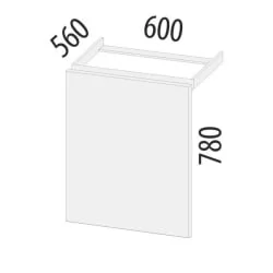 Панель для посудомоечной машины Дакота 103.69