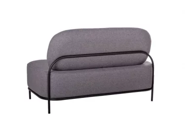 Диван тканевый Гаваии 2-х мест Тем серый / Gawaii