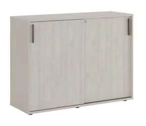 Тумба с раздвижными фасадами Нев Лине НЛН36334521 Дуб шамони светлый / New Line NLN36334521