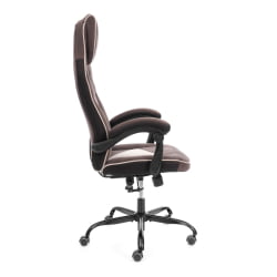 Кресло Арена металБЛ велюр, коричневый/бежевый, 6/7 / Arena metalBL