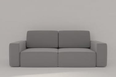 Диван прямой Сунндал (Берхоусе) Цвет фасада: Левис 02 велюр; Тип: Прямой; Материал фасада: Металл/Велюр / (Berhouse)