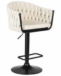 Стул барный ДОБРИН ЛЕОН (кремовая ткань (ЛАР 275-33)) / DOBRIN LEON (LAR