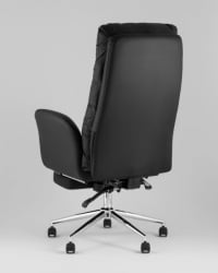 Кресло руководителя ТопЧаирс Солид NC с оттоманкой черный / TopChairs Solid