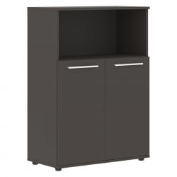 Шкаф с глухими малыми дверьми ЕДИС ЕМCС 85.3 Мокко Белый Мокко / EDIS EMCS