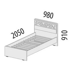 Кровать Тиффани 93.04