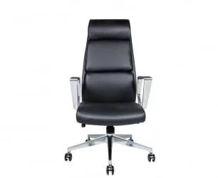 Кресло руководителя Лондон Люкс ЗР8637Х-408 блаcк ПУ Черный / ZR8637H-408 black PU