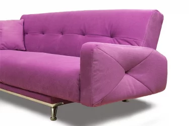 Диван дсп (лдсп) МАНГО 3 (4 категория) Шаггй Фучсиа / MANGO Shaggy Fuchsia