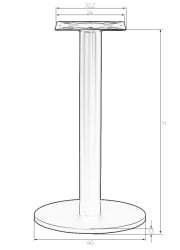Обеденный стол ДОБРИН ИСАБЕЛЛА / DOBRIN ISABELLA