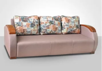 Диван-кровать Европа-2 майа 3 арена бежевая микровелюр В31-2 / W31-2