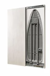 Настенный шкаф для гостиной Ирон Слим Еко (левый, купе) Беленый дуб / Iron Slim Eco