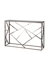 Консоль АРТ ДЕКО 115кс30 Темный хром стекло смоке / 115x30 smoke