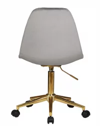 Офисное кресло для персонала ДОБРИН ДИАНА Серый велюр МДЖ9-75 / DOBRIN DIANA MJ9-75