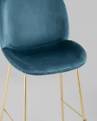 Стул барный Беетле голд Маренго / Beetle gold