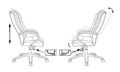 Кресло руководителя Бюрократ Т-9925СЛ кожа Светло-коричневый Леатхер Еичел / T-9925SL Leather Eichel