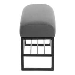 Банкетка-обувница Чарли Лукс/Чарли Люкс Чарли Лукс/Чарли Люкс БО экокожа , Шарп Графит / Charli Lux/Чарли Charli Lux/Чарли Sharp