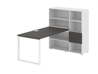 Рабочая станция ЕДИС ЕКРСТ 1215 Мокко Белый Белый / EDIS EQRST