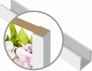 Профиль для стеновой панели П-3 белый / P-3