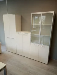 Шкаф для одежды ГЛОСС ЛИНЕ 9НШ.013.1 Иворй / GLOSS LINE Ivory