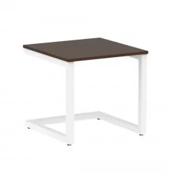 Журнальный стол ХОМЕ ОФФИCЕ ВР.СП-2-58.Г Венге Цаво/Белый металл / HOME OFFICE VR.SP-2-58.G