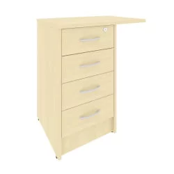 Тумба приставная с фолдингом Рива А.ТП-4.3Ф-С Клен / Riva А.ТП-4.3F-S