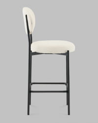 Стул полубарный Бриф ДД ПБ букле молочный / DD