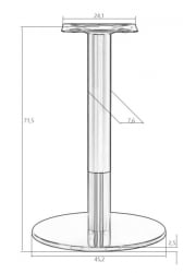 Обеденный стол ДОБРИН ЛУCИАНО / DOBRIN LUCIANO